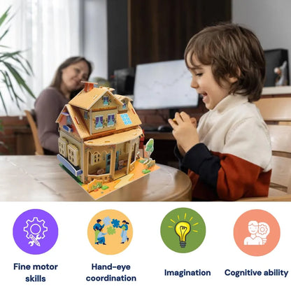 DIY 3D Cardboard Puzzle