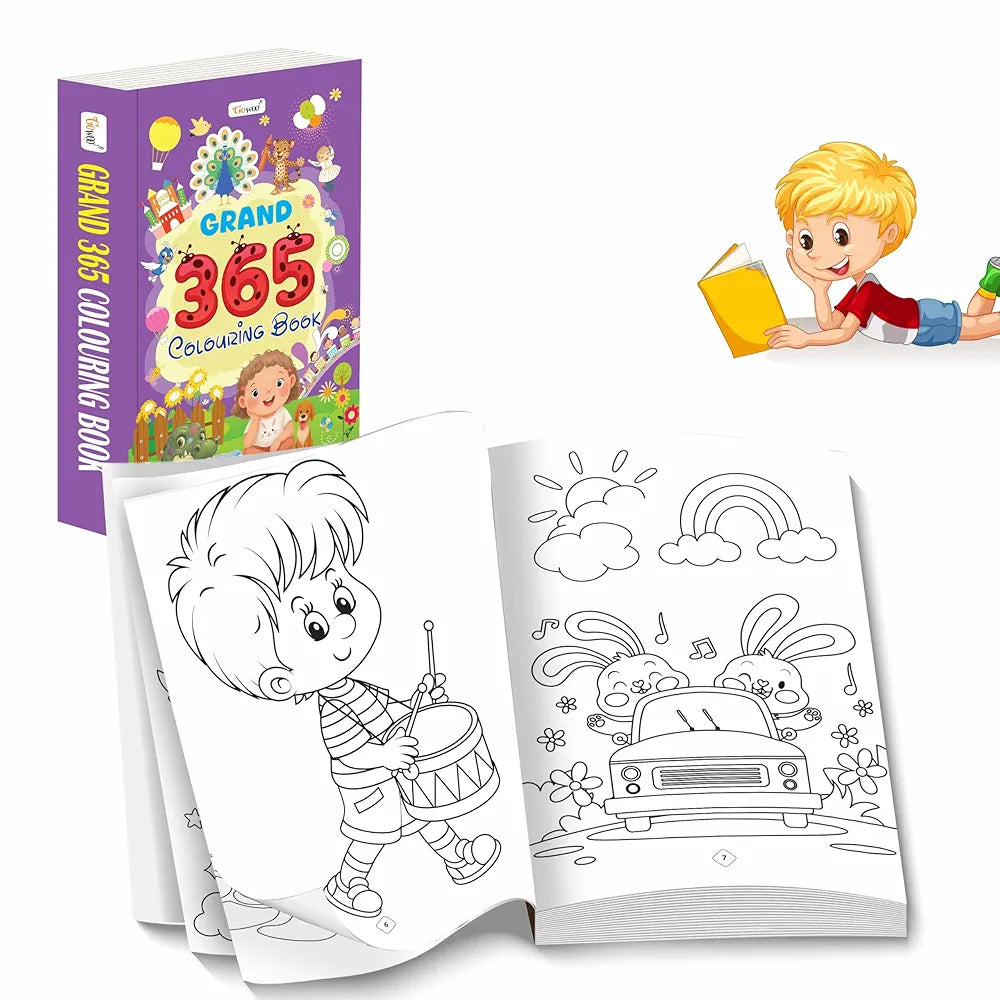 GRAND - 365 Colouring Book